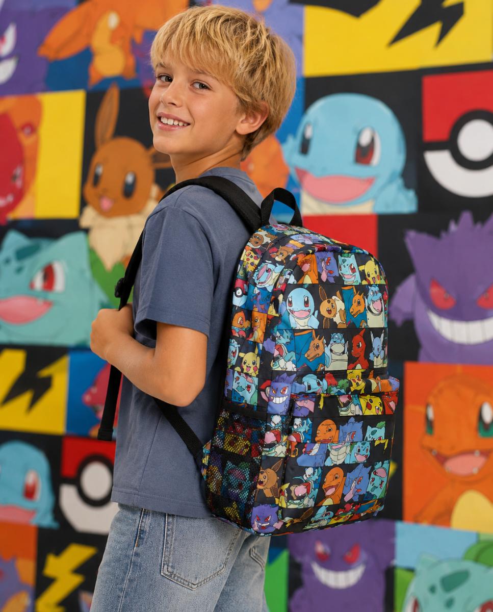 Mochila Pokémon Azul-marinho-4