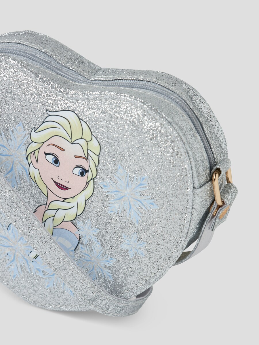 Mala Frozen com Glitter Cinzento-3