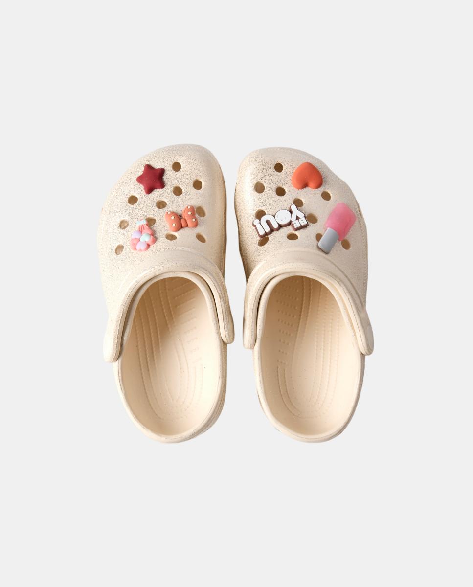 Sandálias Clogs Creme-4