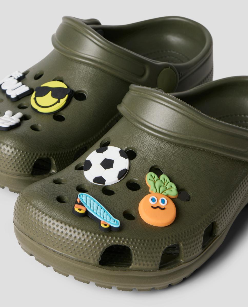 Sandálias Clogs Verde-3