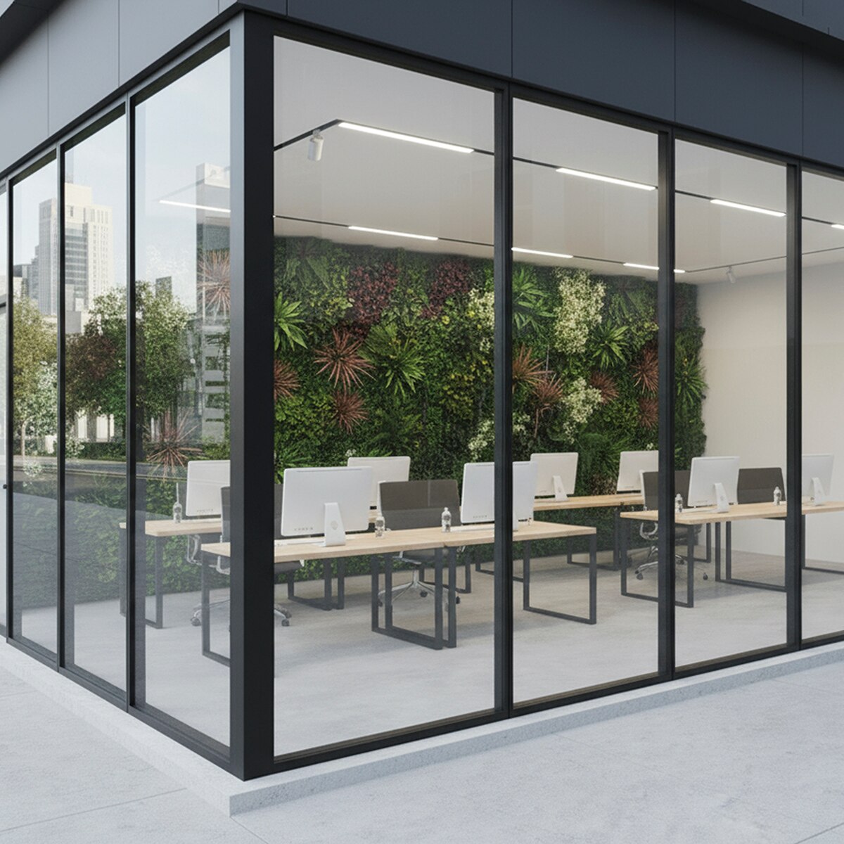Jardim Vertical Milano 1x1 m Verde-2