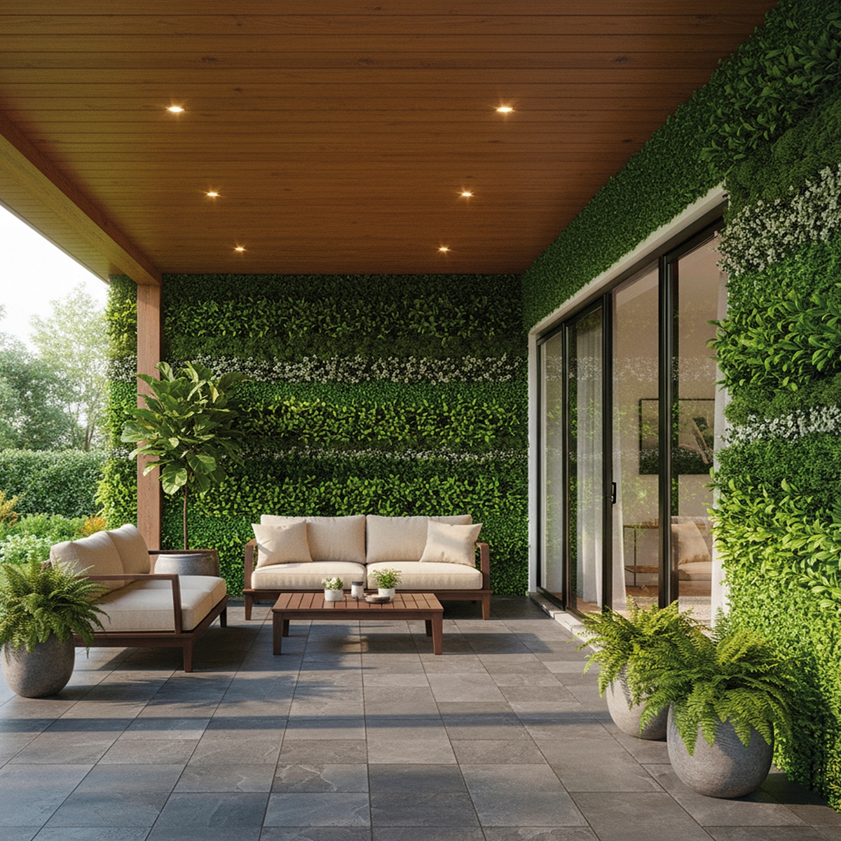 Jardim Vertical Odisseia 1x1 m Verde-2