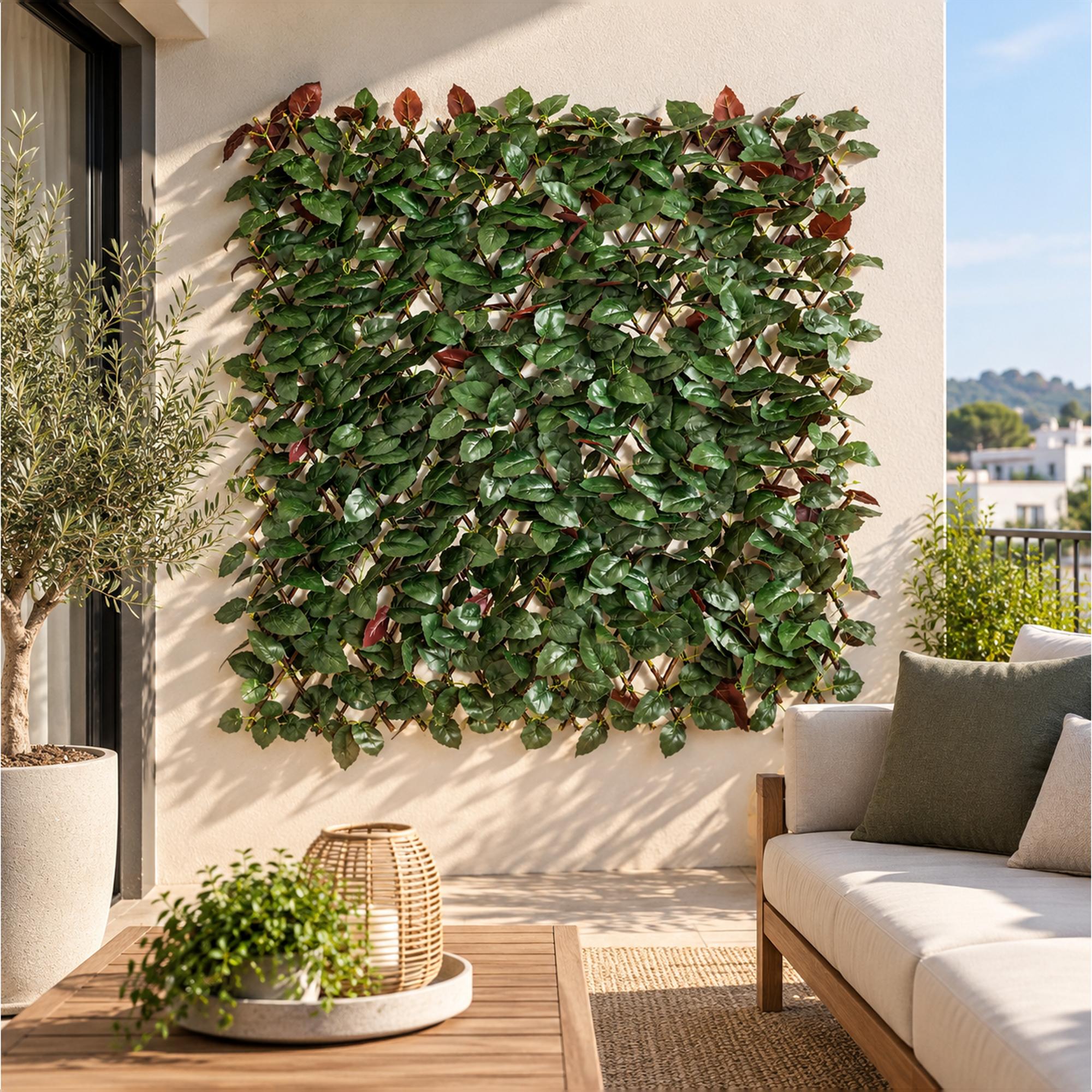 Celosía extensible haya 1.50 X 1 m Sinder Verde-3