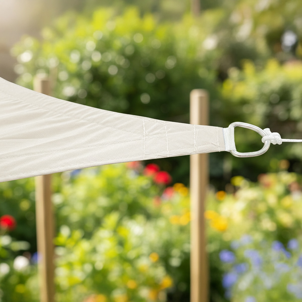 Toldo Vela Triangular 2m, SunnyVela 2T Beige-3