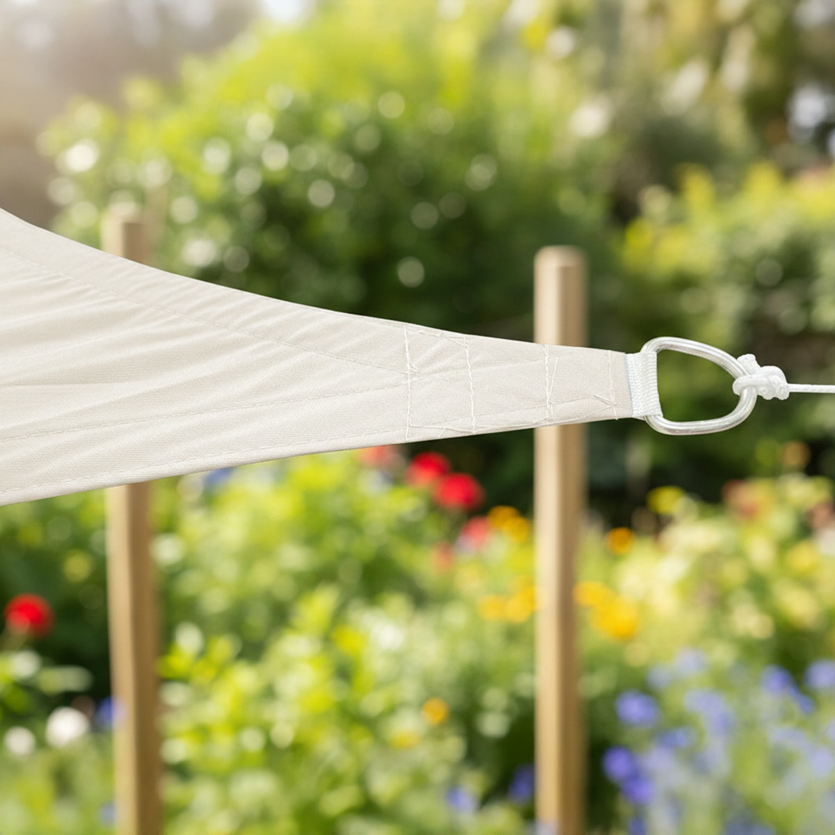 Toldo Vela Triangular 3m, SunnyVela 3T Beige-3