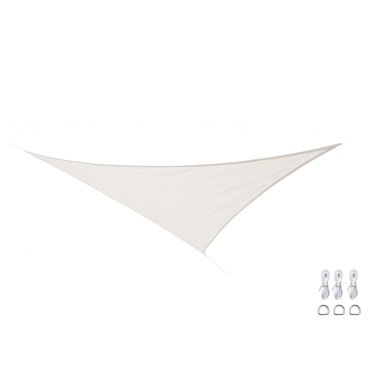 Toldo Vela Triangul 3,6m, SunnyVela 3,6T Beige-2