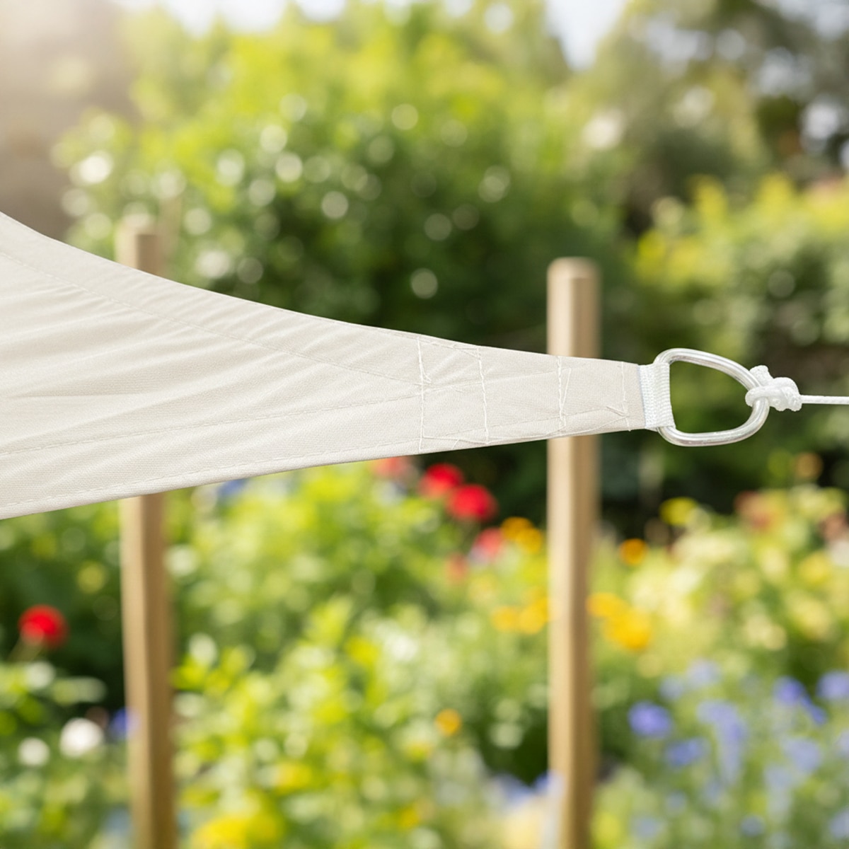 Toldo Vela Triangular 5m, SunnyVela 5T Beige-3