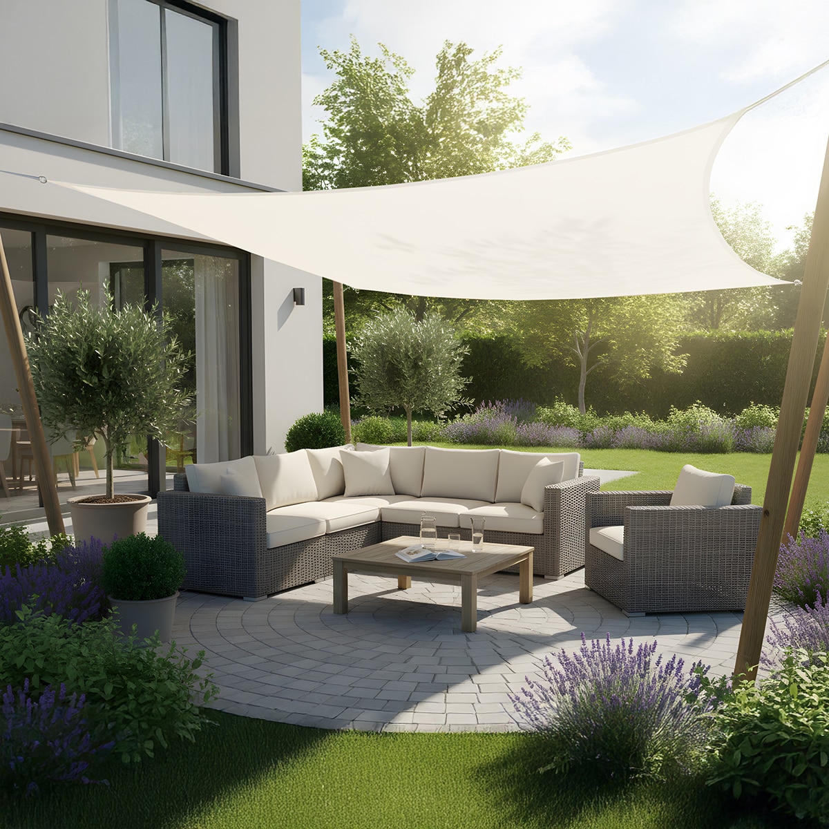 Toldo Vela 2x3m, SunnyVela 2x3 Beige-7