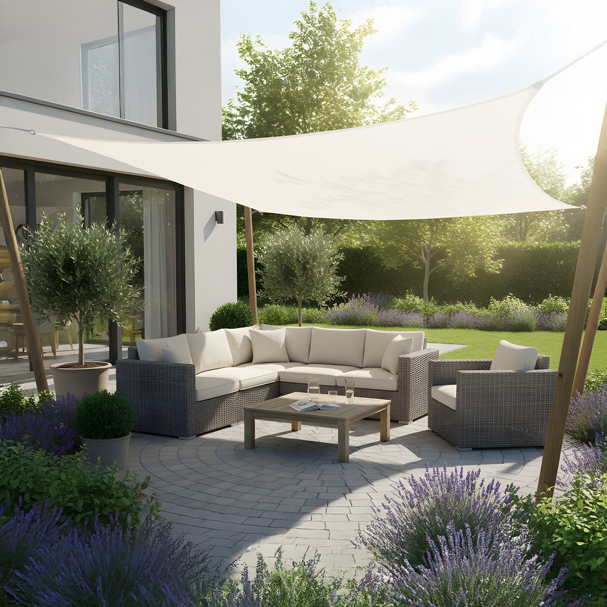 Toldo Vela 3x4m, SunnyVela 3x4 Beige-7
