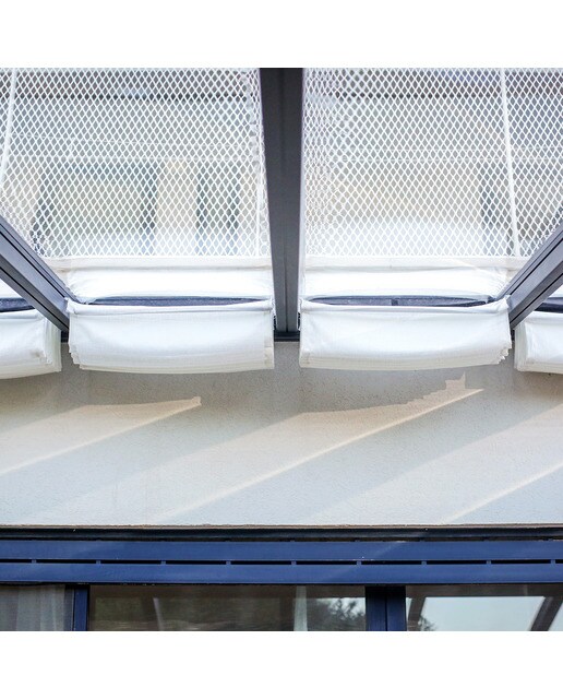 Kit Cortinas para Pérgola Stockholm - Blanco 341 x 805 cm - Incluye 11 sets Blanco-6