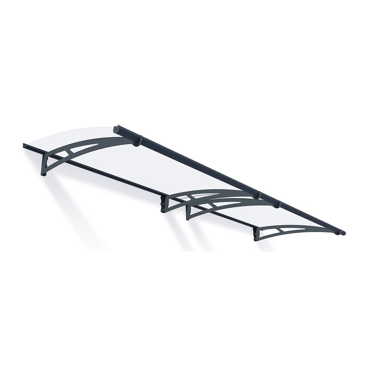 Marquesina para Puerta Aquila 302x91,5 cm Gris oscuro-1
