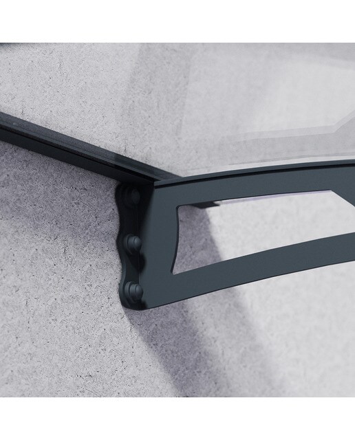Marquesina para Puerta Aquila 302x91,5 cm Gris oscuro-6
