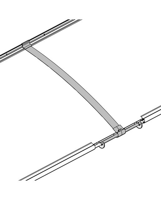 Marquesina para Puerta Aquila 412x91,5 cm Gris oscuro-8