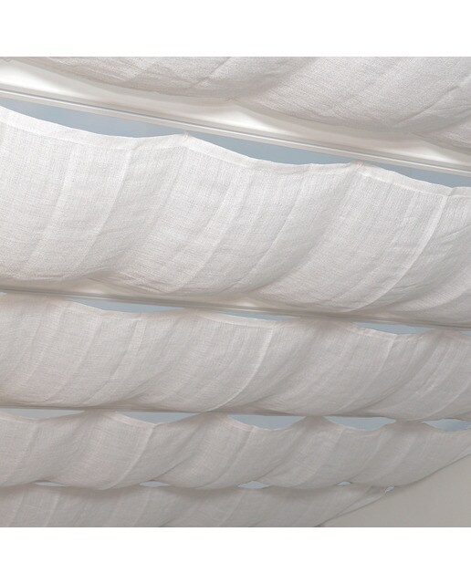 Kit Cortinas para Pérgolas Capri/Olympia - Blanco 3 x 9,7 m - Incluye 16 sets Blanco-4