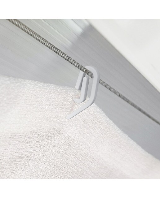 Kit Cortinas para Pérgolas Capri/Olympia - Blanco 3 x 9,7 m - Incluye 16 sets Blanco-5