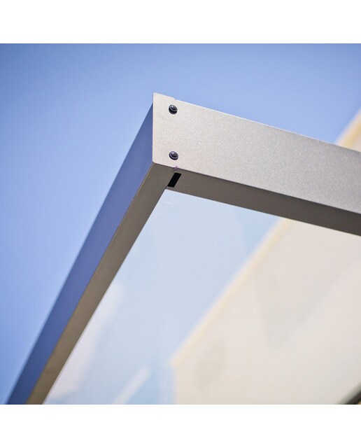 Marquesina para Puerta Canopy Sophia 160x95 cm Gris oscuro-7