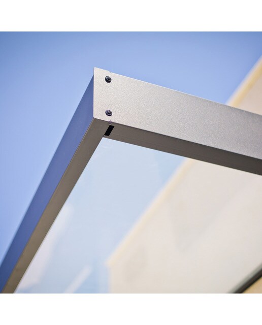 Marquesina para Puerta Canopy Sophia 215x95 cm Gris oscuro-5