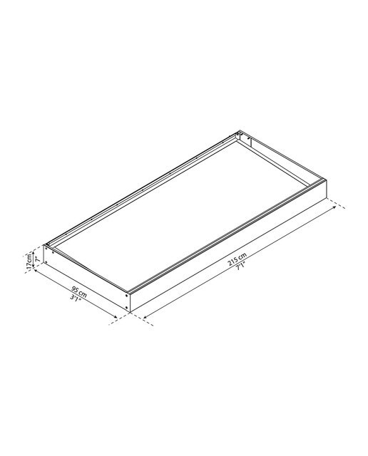 Marquesina para Puerta Canopy Sophia 215x95 cm Gris oscuro-6