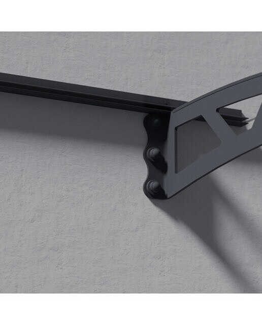 Marquesina para Puerta Canopy Altair 302x91,5 cm Gris oscuro-6