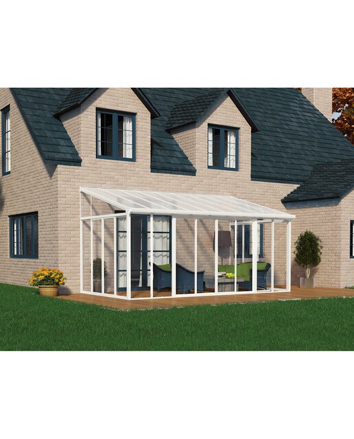Veranda Aluminio San Remo 556 x 294 x 310 cm Blanco-2