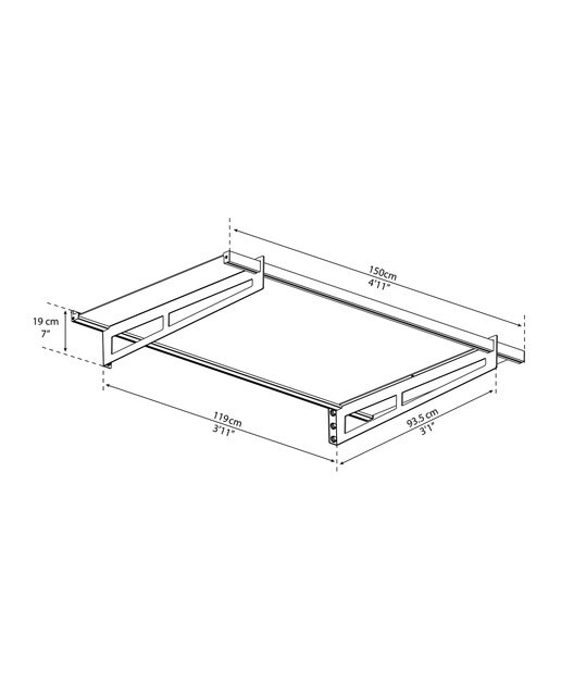 Marquesina para Puerta Canopy Bremen 150,5x93,5 cm Gris oscuro-8