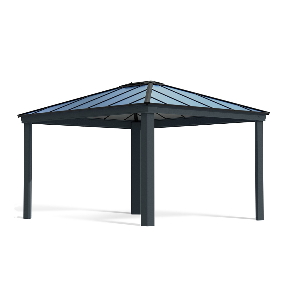 Cenador Aluminio Dallas 425 x 363 cm Gris oscuro-1