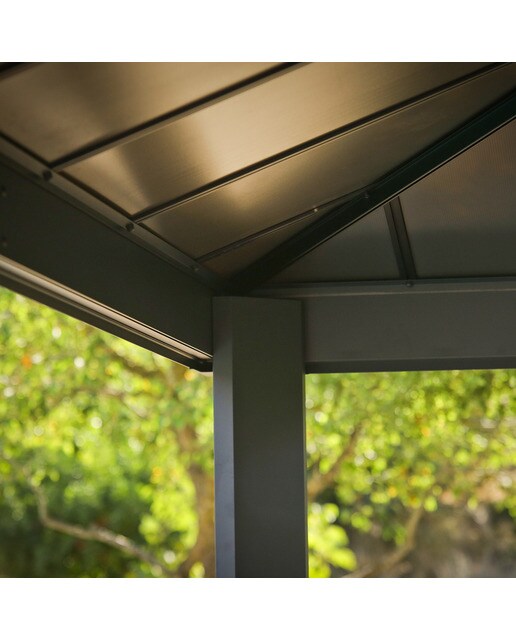 Cenador Aluminio Dallas 487 x 363 cm Gris oscuro-15