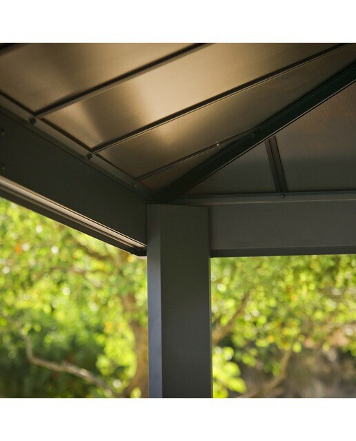 Cenador Aluminio Dallas 611 x 363 cm Gris oscuro-9
