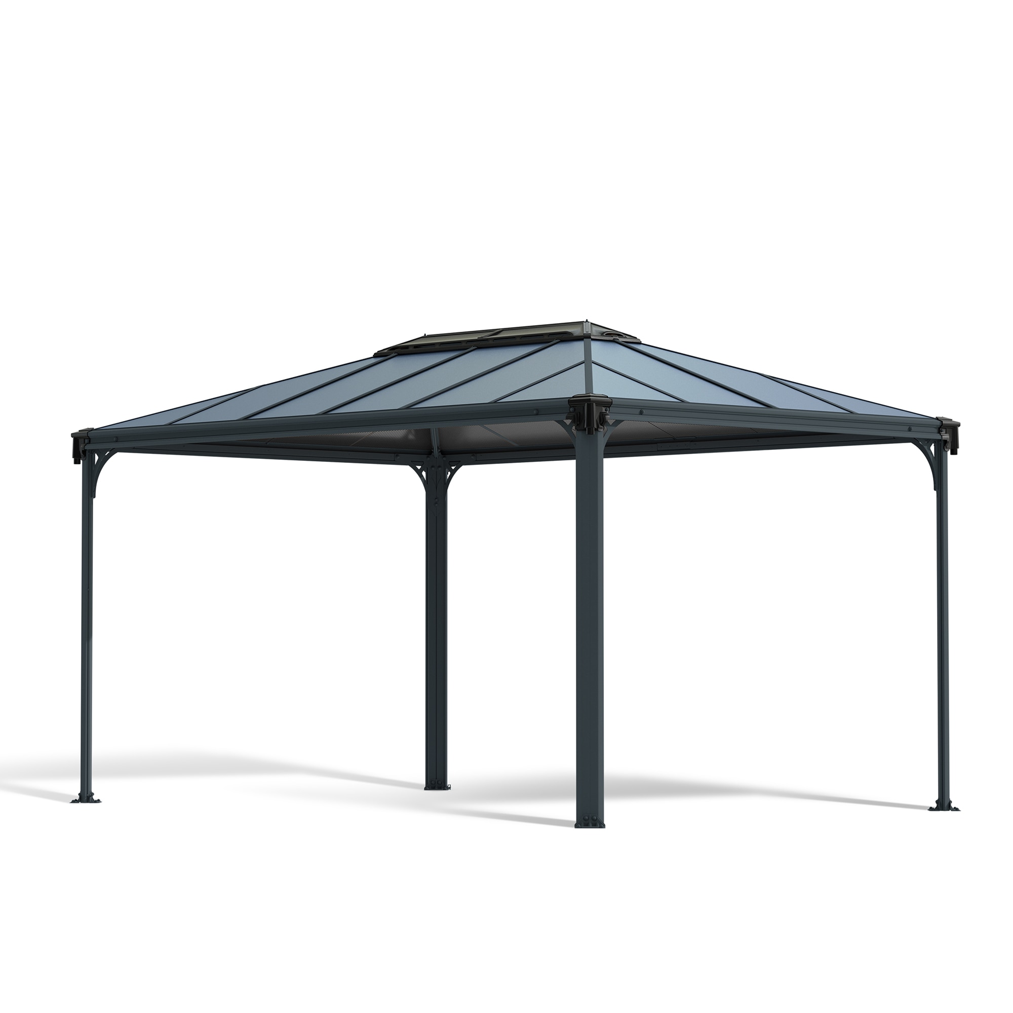 Cenador Aluminio Martinique 493 x 359 cm Gris oscuro-1