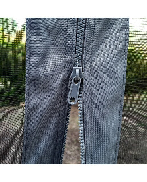 Mosquitera para Cenador Dallas 611 x 363 - 4 piezas Gris oscuro-5