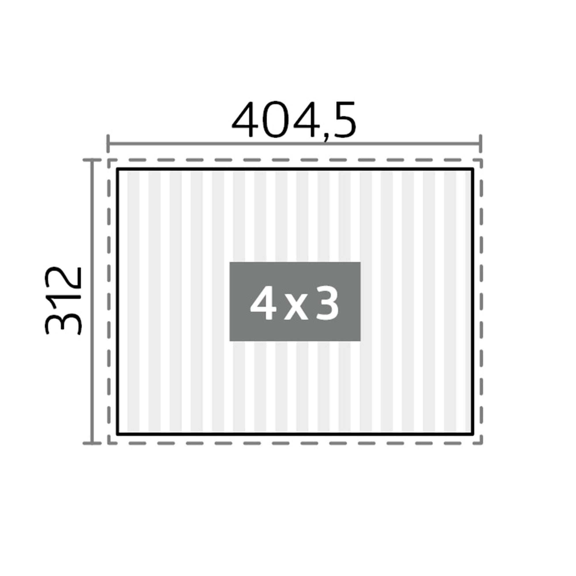 Pérgola Biohort 4x3 Gris cuarzo metálico con equipamiento básico Gris-3