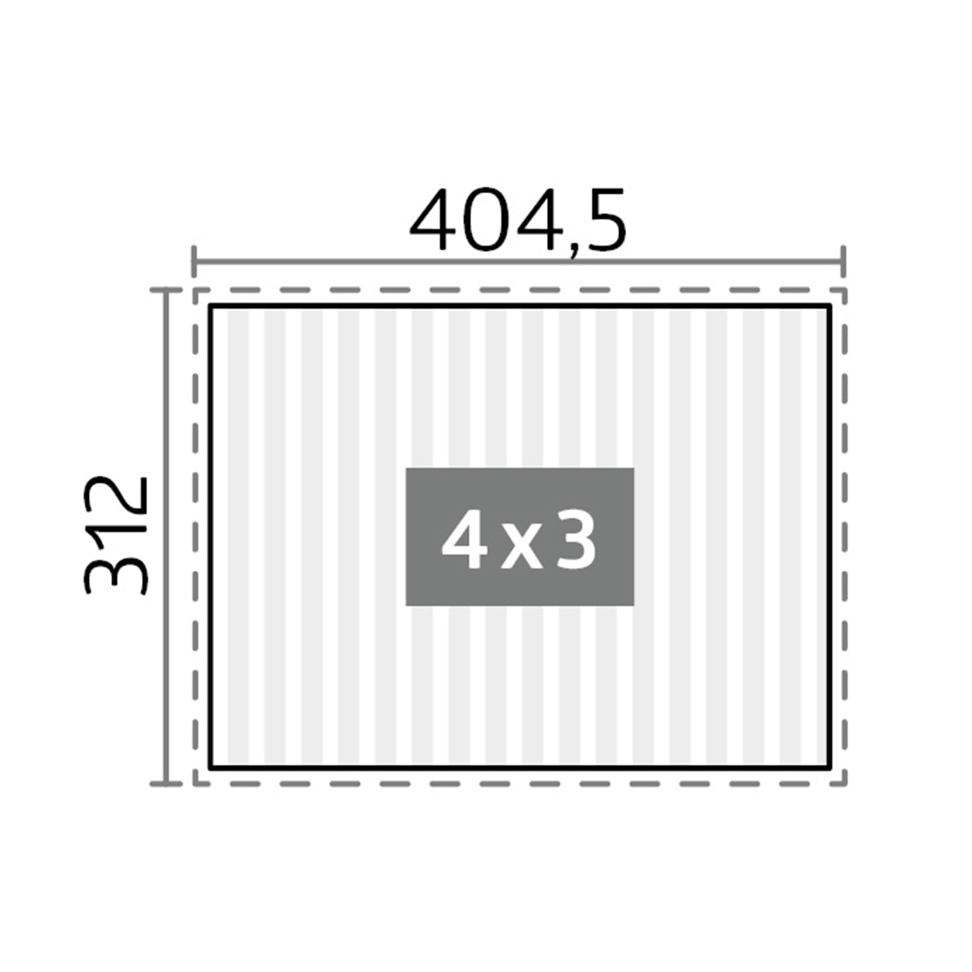 Pérgola Biohort 4x3 Blanco con equipamiento básico Blanco-3