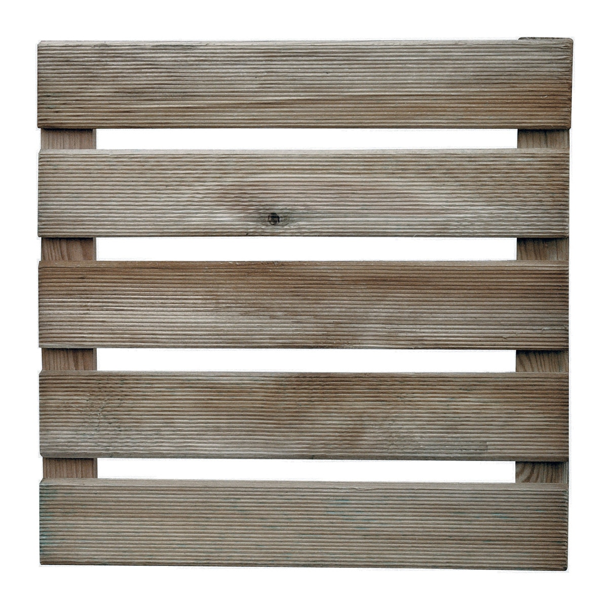 Baldosa Madera Pino Exterior Ranurada Lara 40 x 40 x 2,4 cm Pino-1