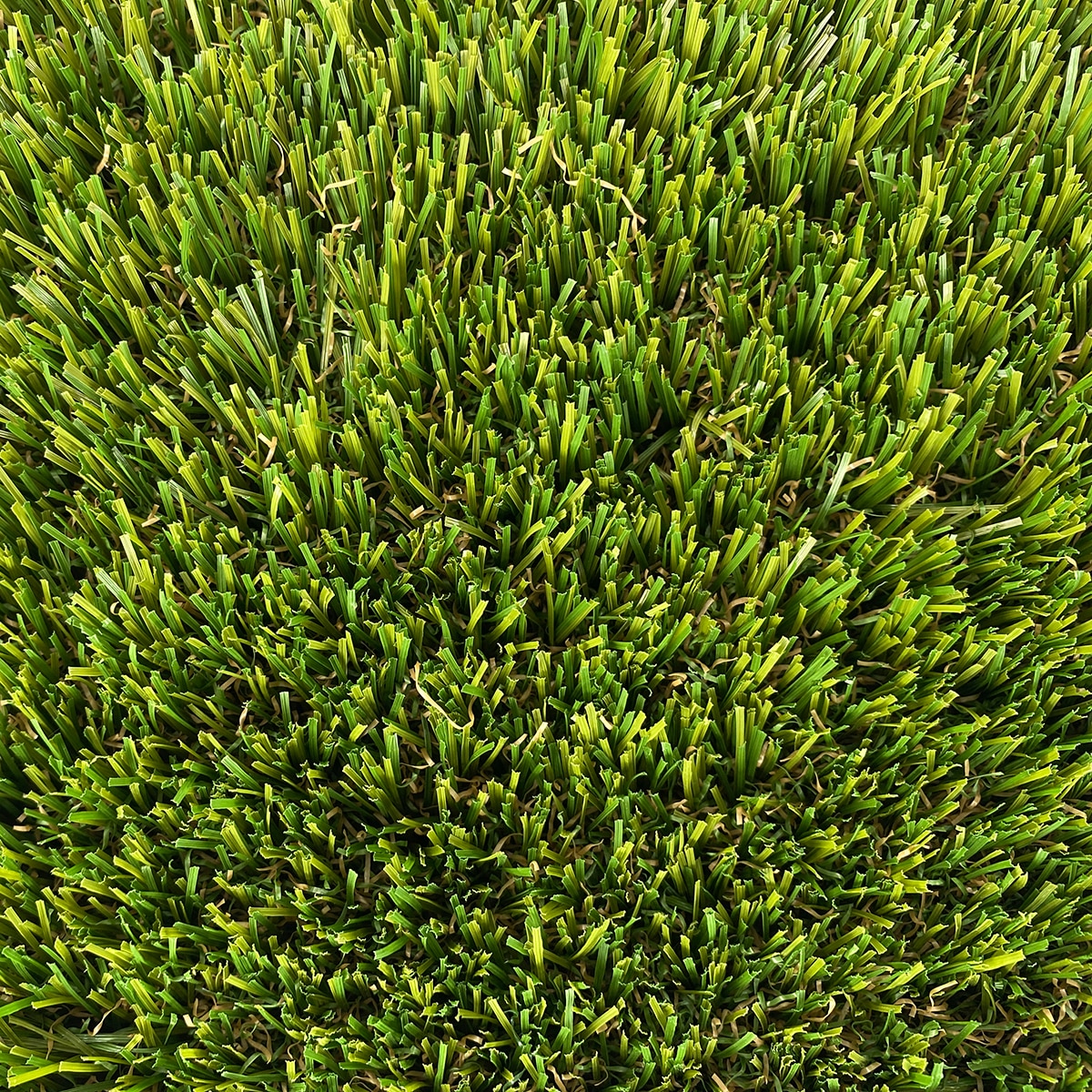 Rollo césped artificial Miami 45 mm Verde / Beige-5