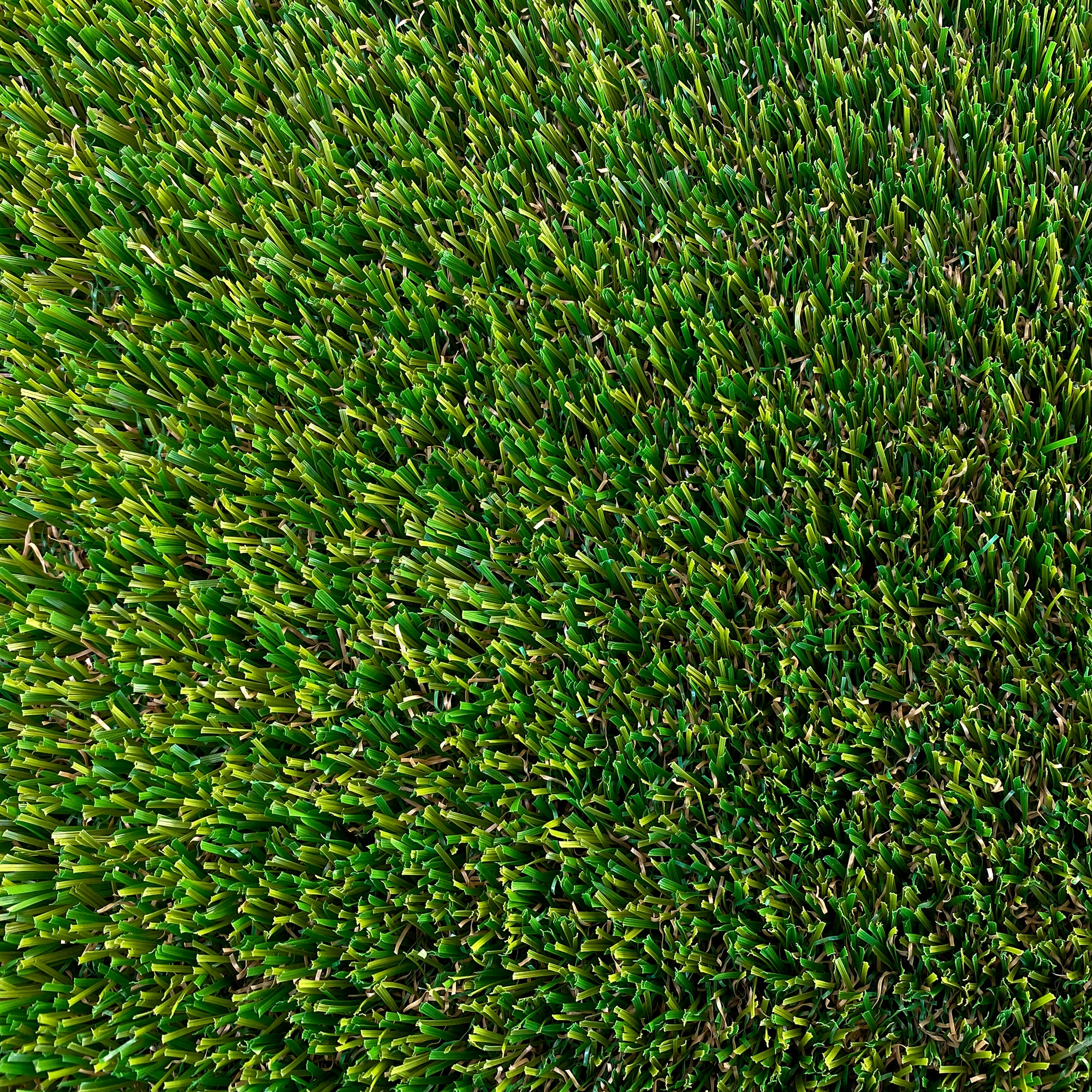 Rollo césped artificial ecológico y reciclable Eco 35 mm Verde / Beige-7