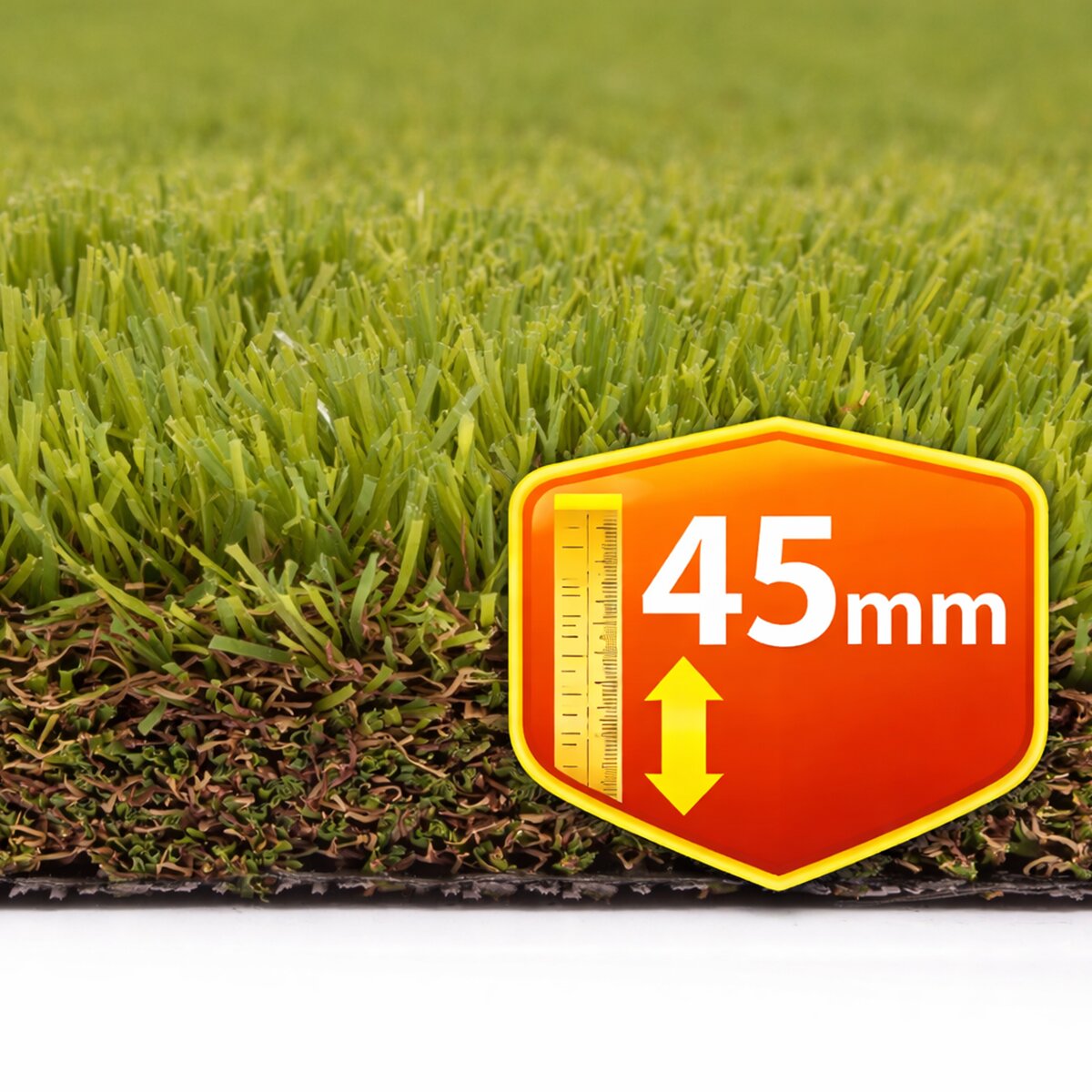 Imagen 0 de Césped artificial Alpes 45mm rollo 1x20m, 11.000 Dtex, peso total 3.912g/m².