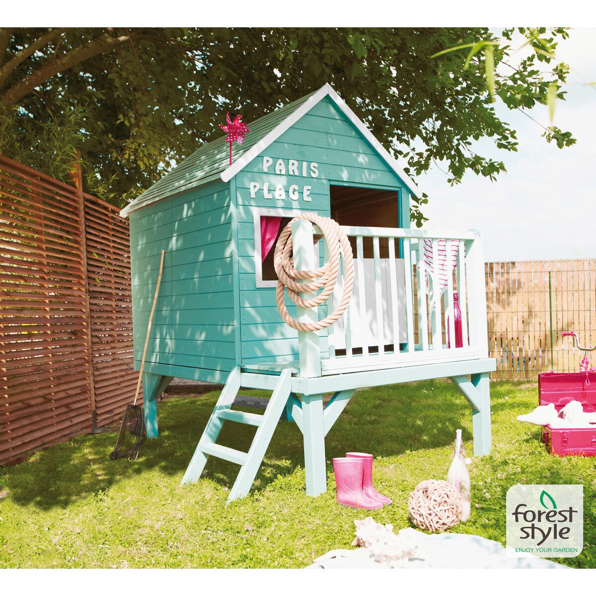 Cabaña infantil de madera Winny Madera-2