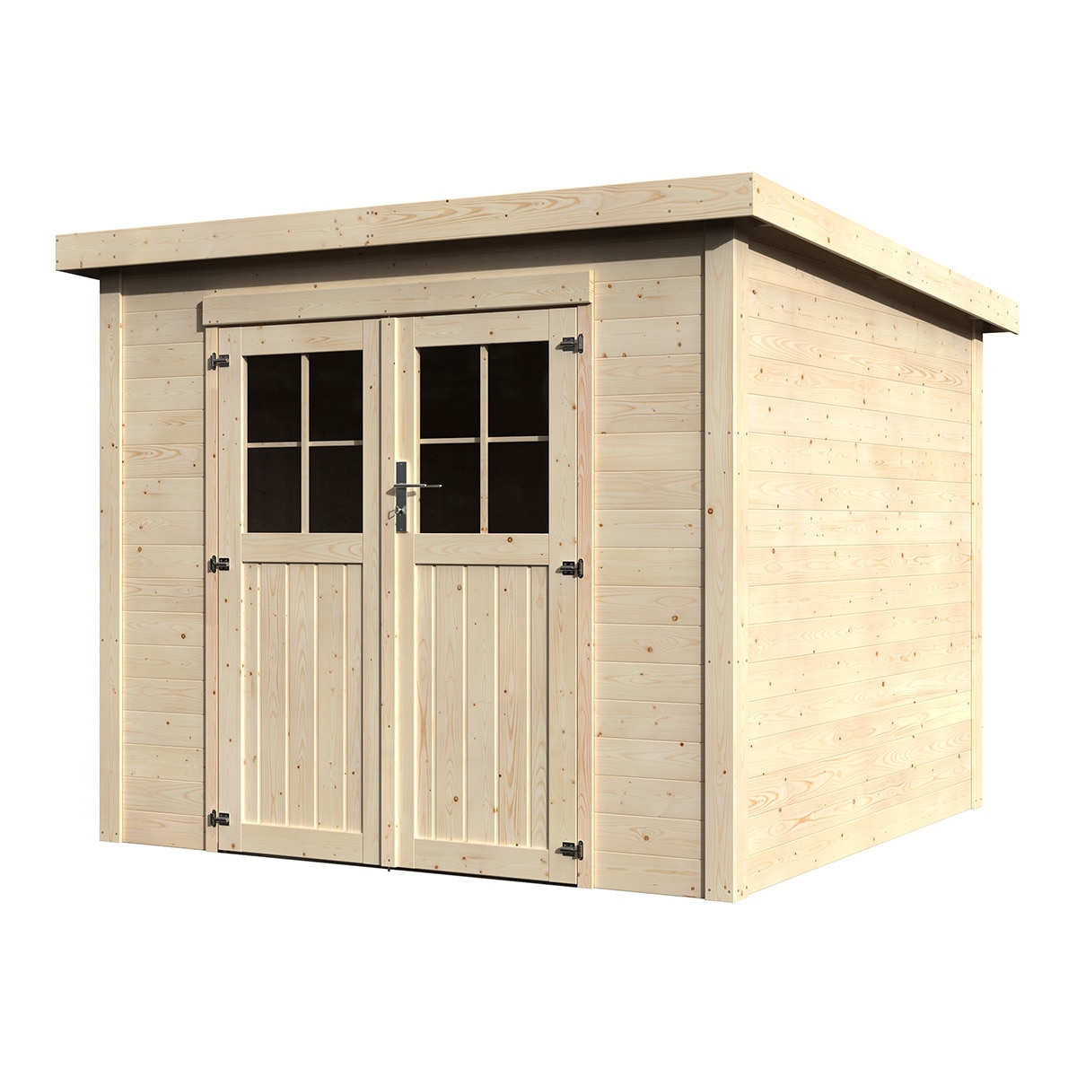 Imagen 0 de Caseta machihembrada de madera natural Talión