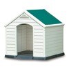 Caseta perro resina 95 x99x99 cm Peso: 14,2 kg Gris-2