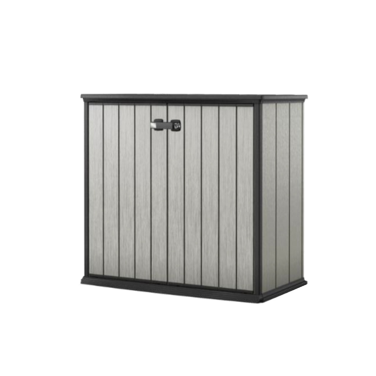 Armario resina plástica Tool Store 139,5x77x120 cm Gris-1