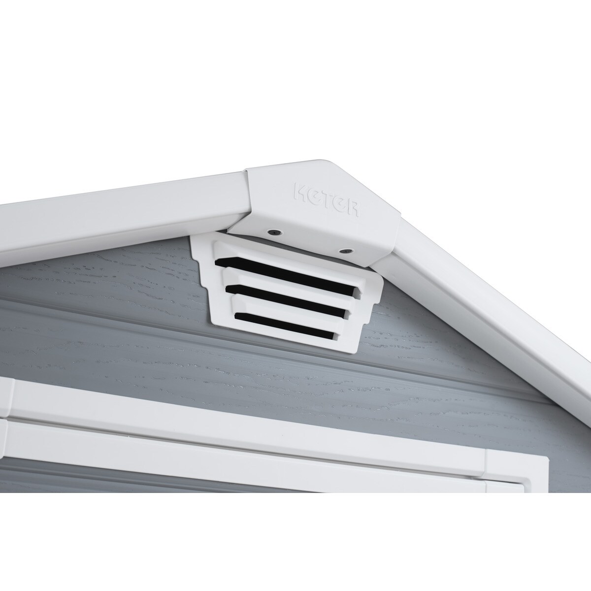 Caseta resina y polipropileno por inyección Manor 4x3 129x196x103 cm y 1,1m2 Gris-10