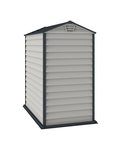 Abrigo de PVC Evermore 103 x 191,3 x 180,5 cm Cinzento-3