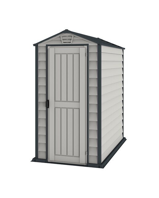 Abrigo de PVC Evermore 103 x 191,3 x 180,5 cm Cinzento-4