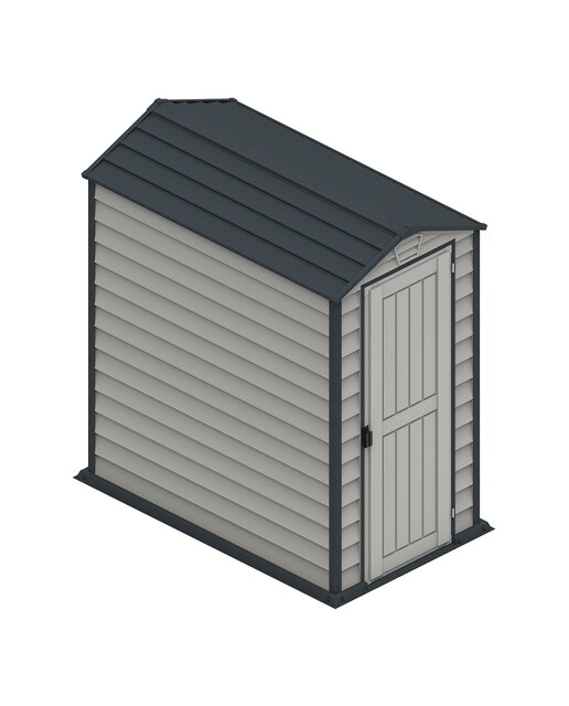 Abrigo de PVC Evermore 103 x 191,3 x 180,5 cm Cinzento-5