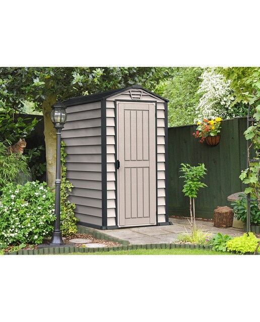 Abrigo de PVC Evermore 103 x 191,3 x 180,5 cm Cinzento-7