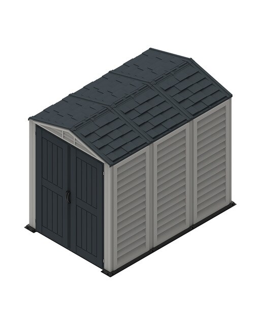 Abrigo de PVC Yardmate Plus 171 x 209,8 x 250 cm Cinzento-escuro-5