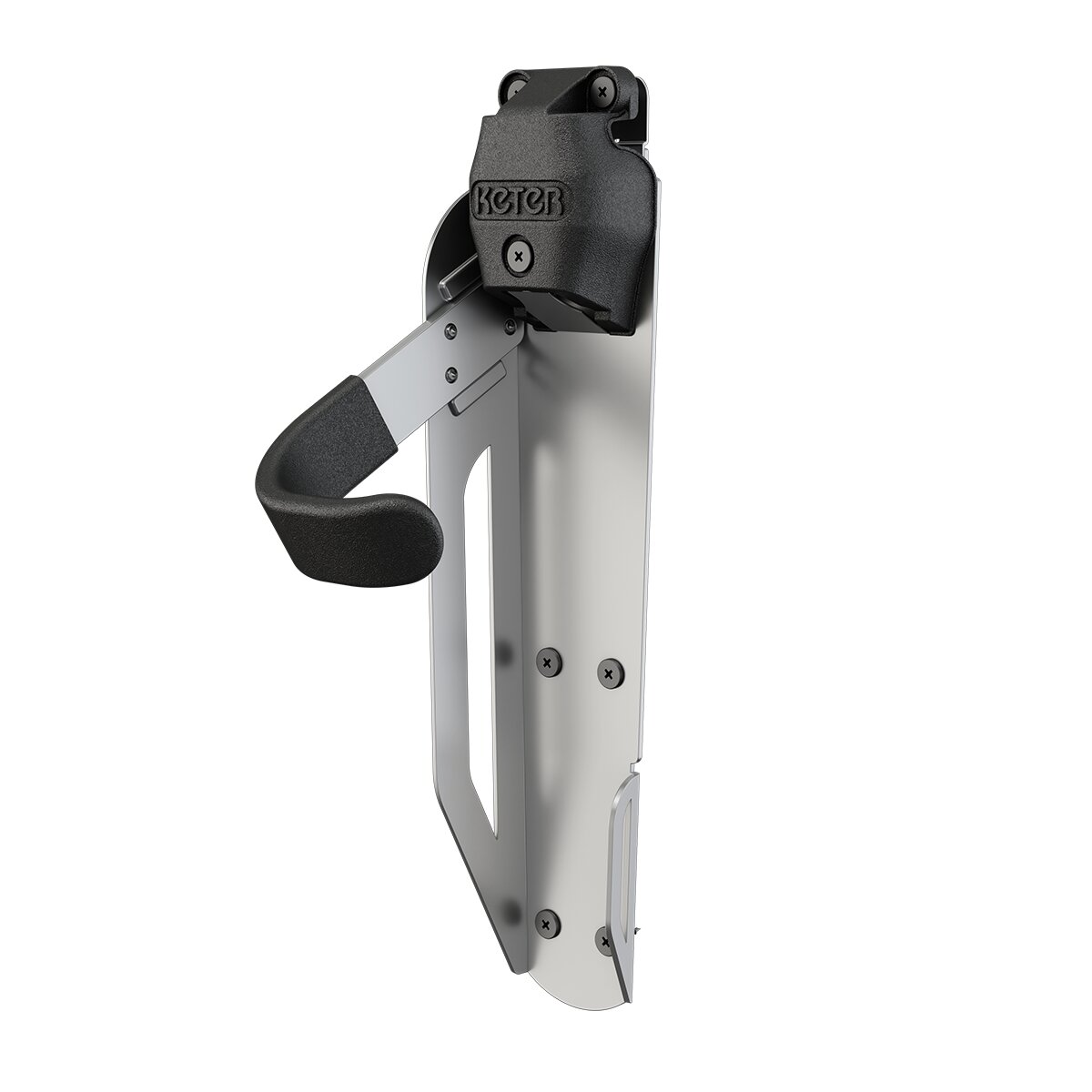 Colgador de bicis para casetas Negro-1