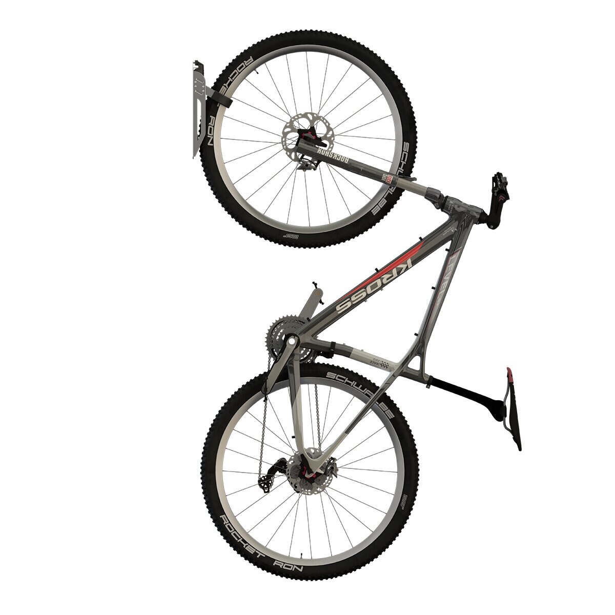 Colgador de bicis para casetas Negro-3