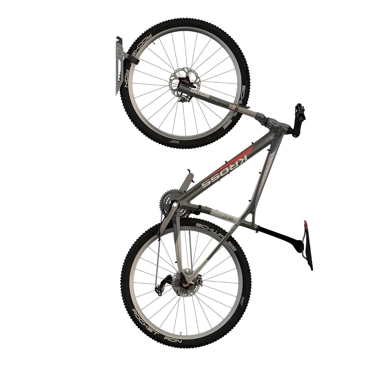 Colgador de bicis para casetas Negro-3