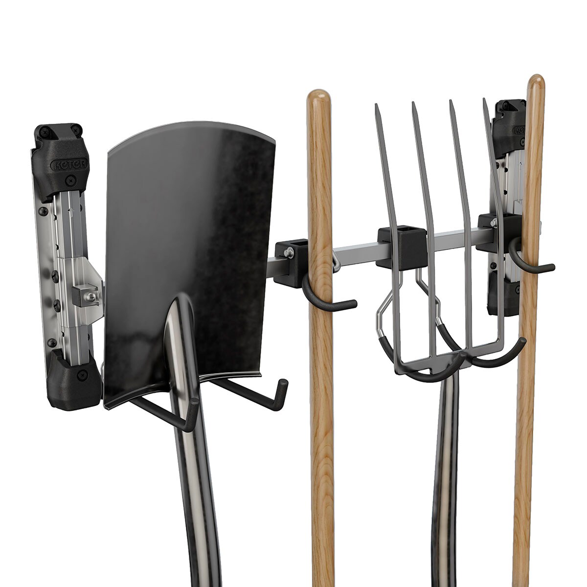 Soporte multiusos para casetas Negro-3